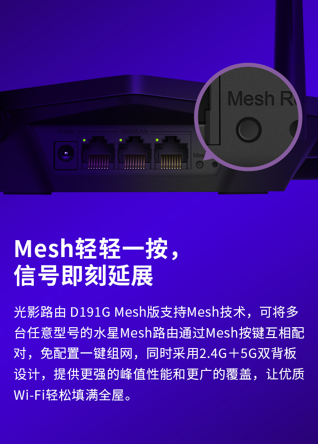 光影路由 D191G Mesh版